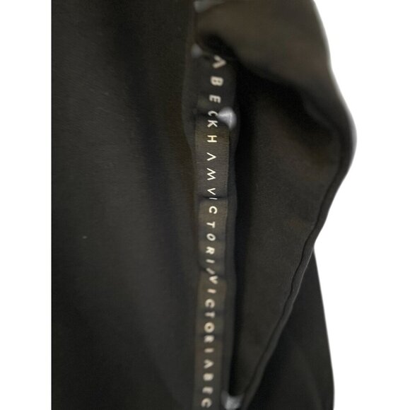 Victoria Beckham black oversized cotton sweatshirt white under arm print - Picture 6 of 13